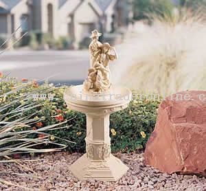 Farm Boy & Girl Fountain from China